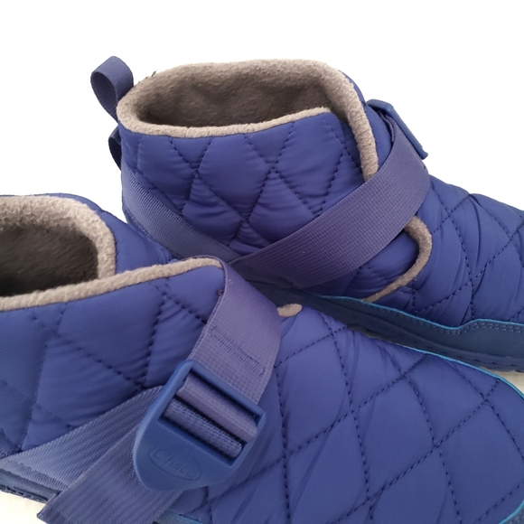 Chaco Men's Ramble Puff Quilted Anckle Booties In Cobalt Blue - Picture 4 of 13